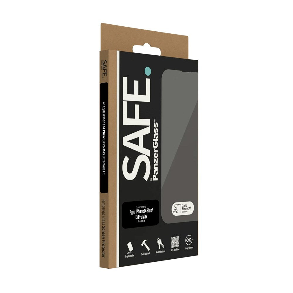 SAFE by PanzerGlass iPhone 14 Plus/13 Pro Max Skærmbeskyttelse - Ultra Wide Fit - Gennemsigtig