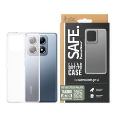 Motorola Moto G75 (5G) Safe By PanzerGlass® Fleksibelt Plast Cover - Gennemsigtig