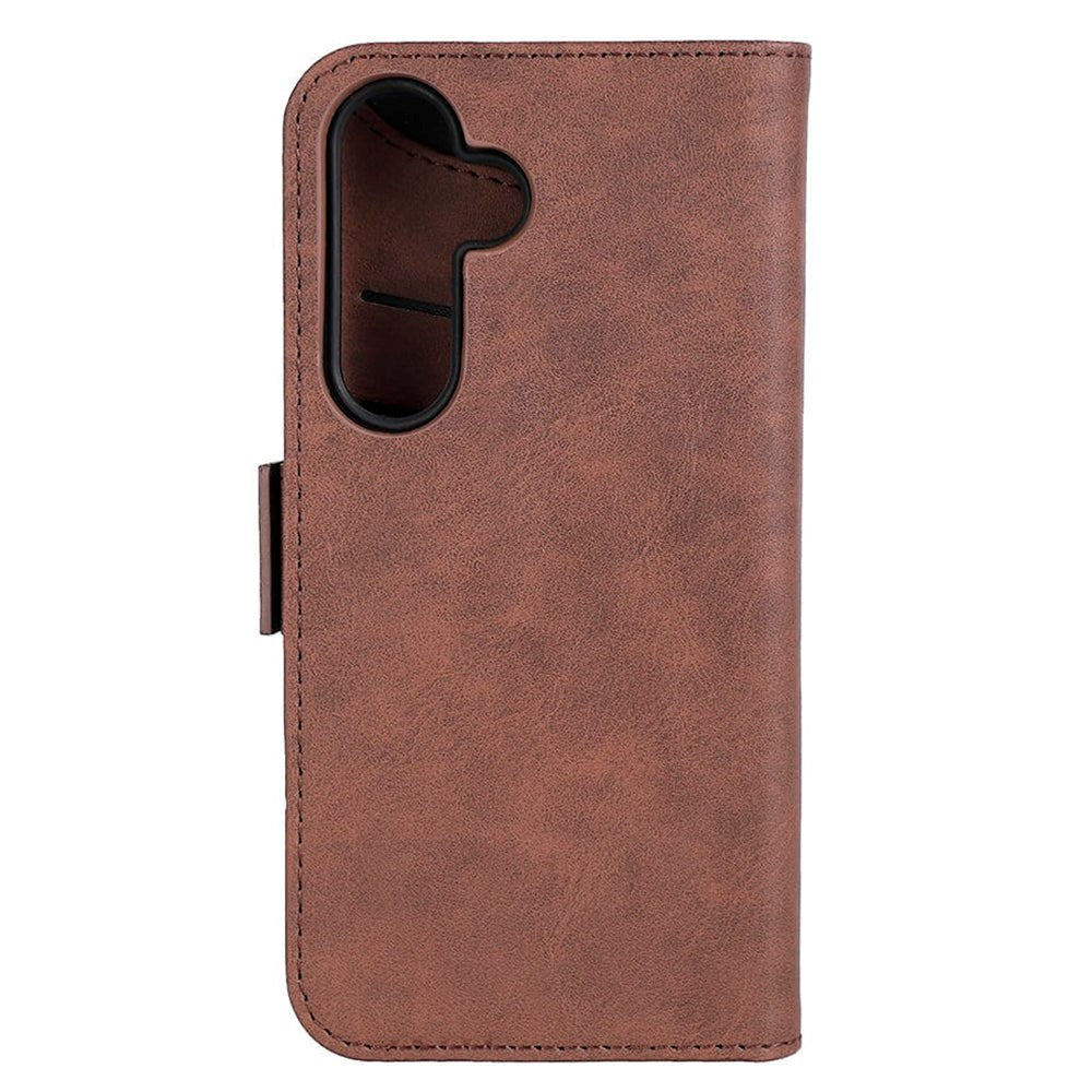 GEAR Samsung Galaxy S24 Læder Cover m. Pung - Brun