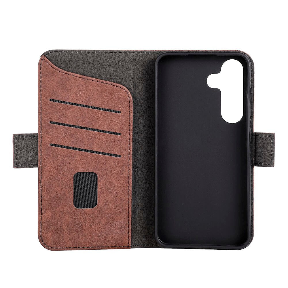 GEAR Samsung Galaxy S24 Læder Cover m. Pung - Brun