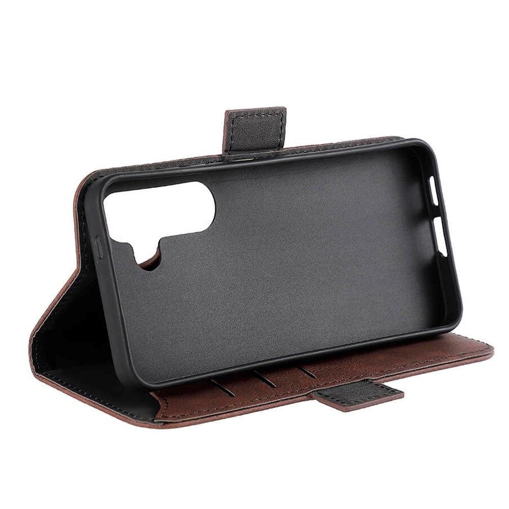 GEAR Samsung Galaxy S24 Læder Cover m. Pung - Brun