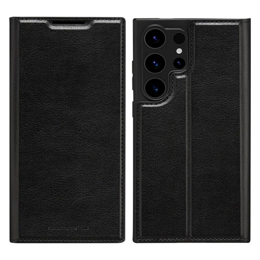 Samsung Galaxy S24 Ultra dbramante1928 Oslo Ultra-Slim Læder Cover m. Pung - Sort