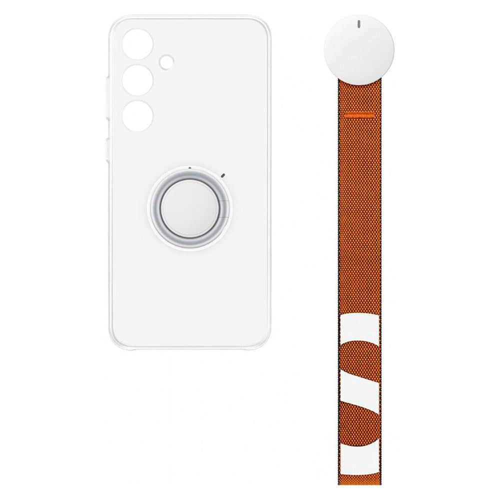 Original Samsung Galaxy S24+ (Plus) Clear Gadget Cover m. Kickstand & Strop - Gennemsigtig (EF-XS926CTEGWW)