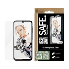 SAFE by PanzerGlass Samsung Galaxy A26 (5G) Ultra-Wide Fit Skærmbeskyttelsesglas m. Easy Aligner - Gennemsigtig
