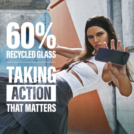 SAFE by PanzerGlass iPhone 17e / 16e / 14 / 13 / 13 Pro Ultra-Wide Fit Skærmbeskyttelsesglas - Privacy Funktion - Gennemsigtig
