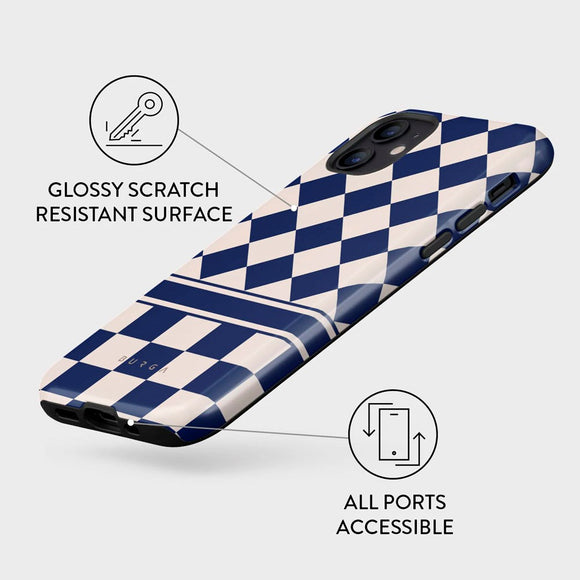 Burga iPhone 12 / 12 Pro Tough Fashion Case - Check & Mate
