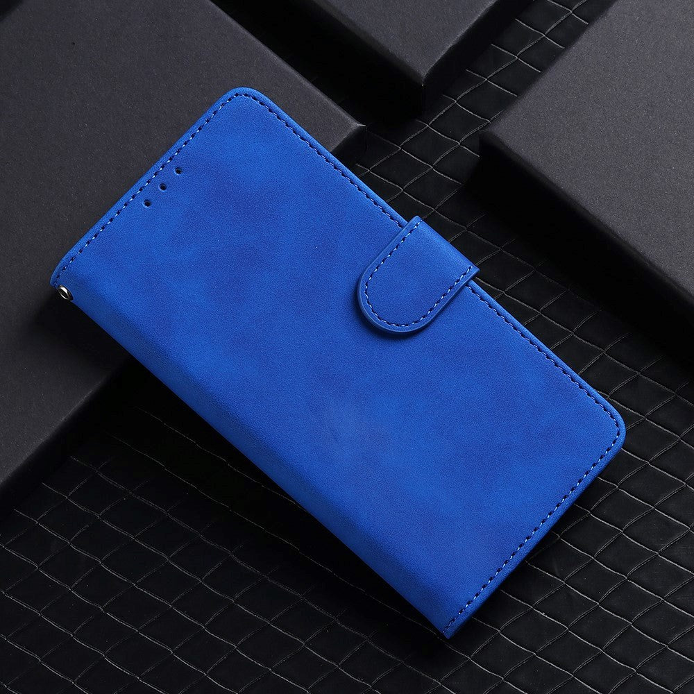 Samsung Galaxy S20 FE / S20 FE (5G) Blødt Læder Cover m. Pung - Blå