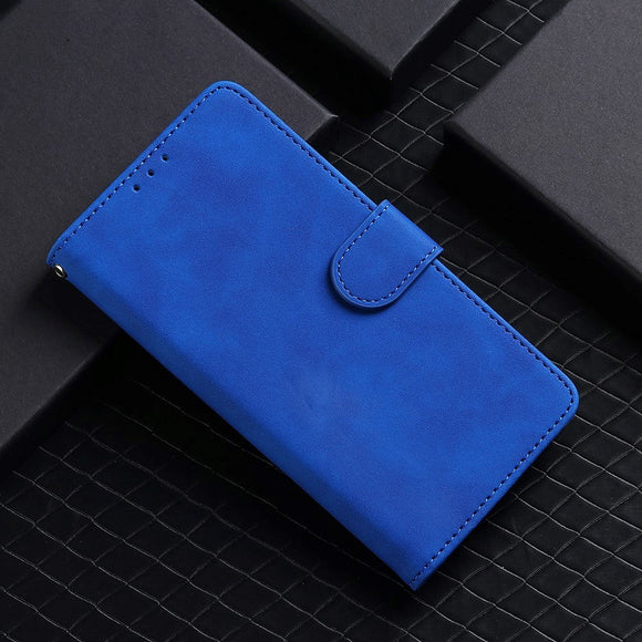 Samsung Galaxy S20 FE / S20 FE (5G) Blødt Læder Cover m. Pung - Blå