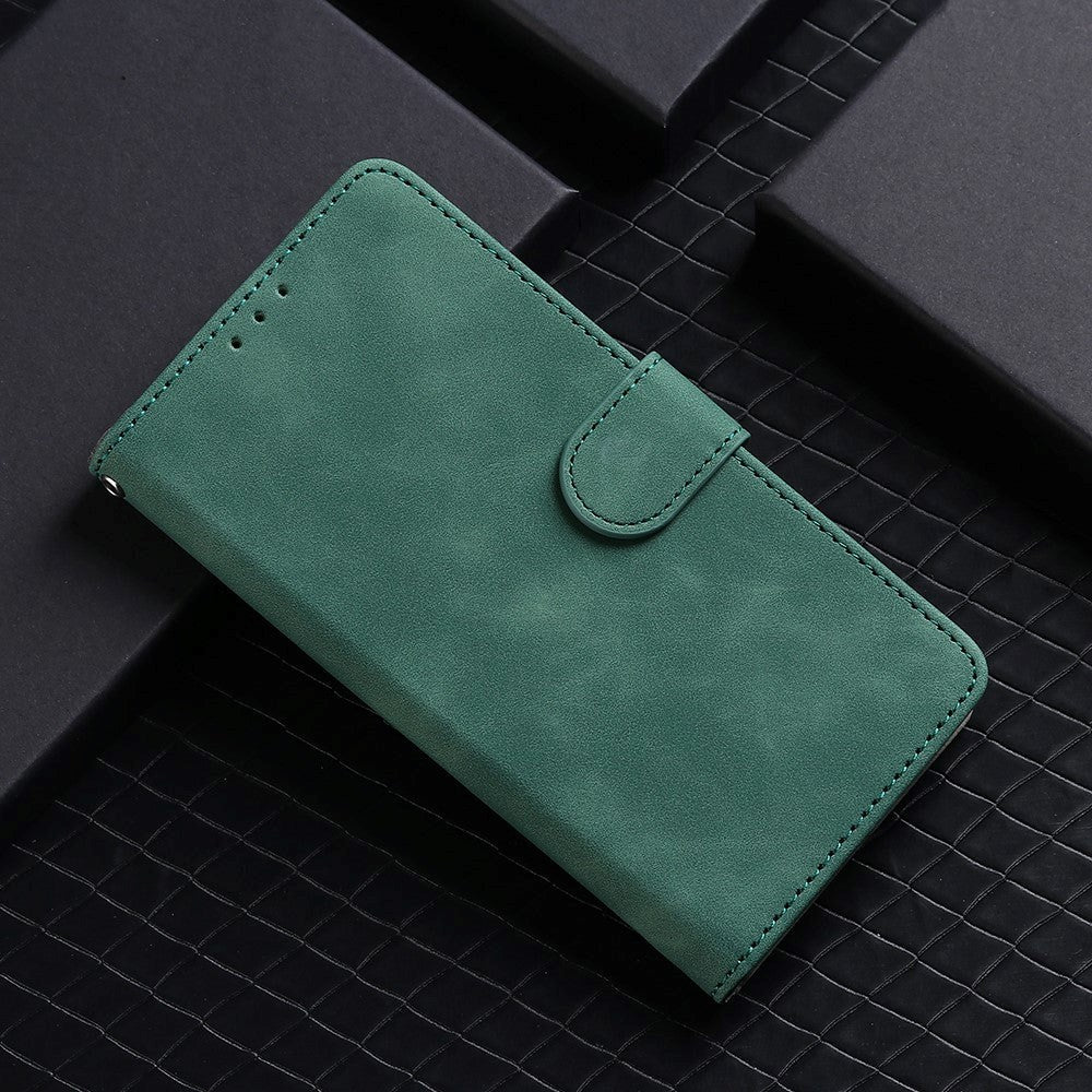 Samsung Galaxy S20 FE / S20 FE (5G) Blødt Læder Cover m. Pung - Grøn