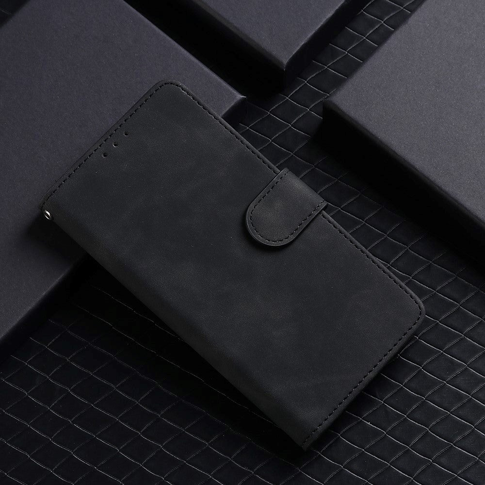 Samsung Galaxy S20 FE / S20 FE (5G) Blødt Læder Cover m. Pung - Sort