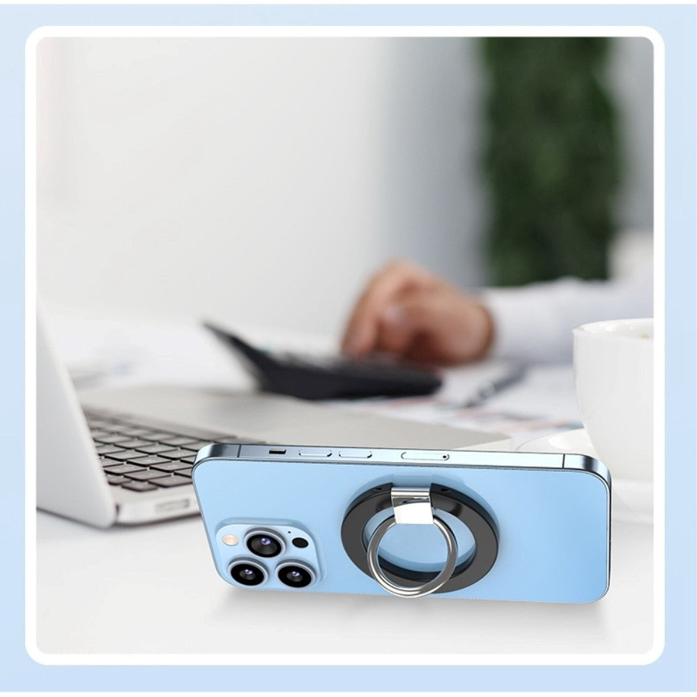 Magnetic Finger Ring Mount/Stand - MagSafe Kompatibel - Sort