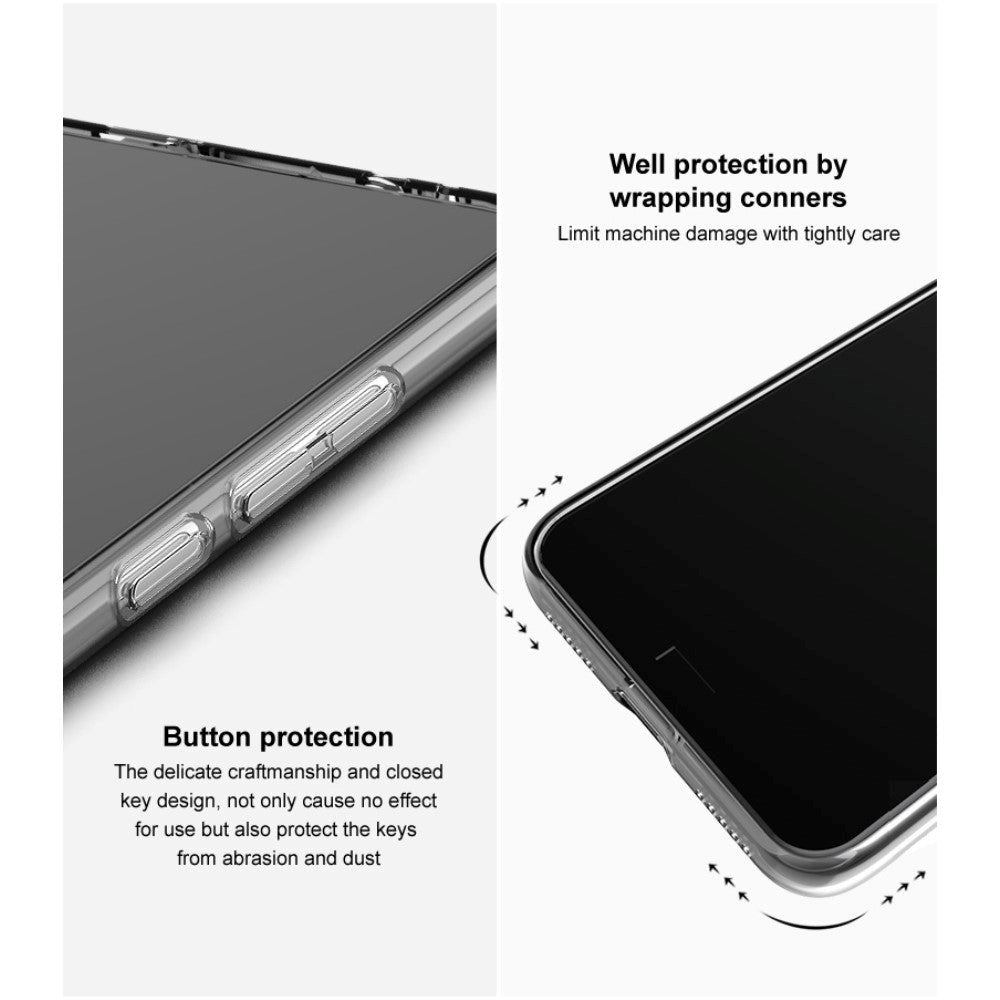 OnePlus 11 IMAK UX-5 Series Fleksibelt Plastik Cover - Gennemsigtig