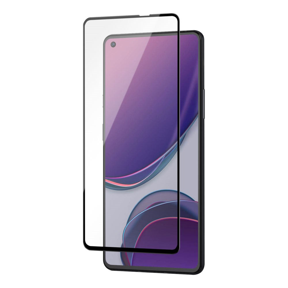 OnePlus 9 Deltaco Hærdet Skærmbeskyttelsesglas - Gennemsigtig / Sort Kant