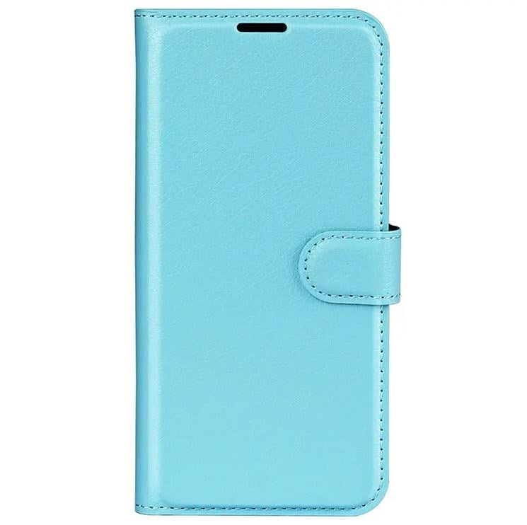 Samsung Galaxy A25 (5G) Litchi Læder Cover m. Pung - Lyseblå