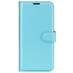 Samsung Galaxy A25 (5G) Litchi Læder Cover m. Pung - Lyseblå