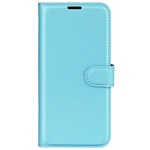 Samsung Galaxy A25 (5G) Litchi Læder Cover m. Pung - Lyseblå