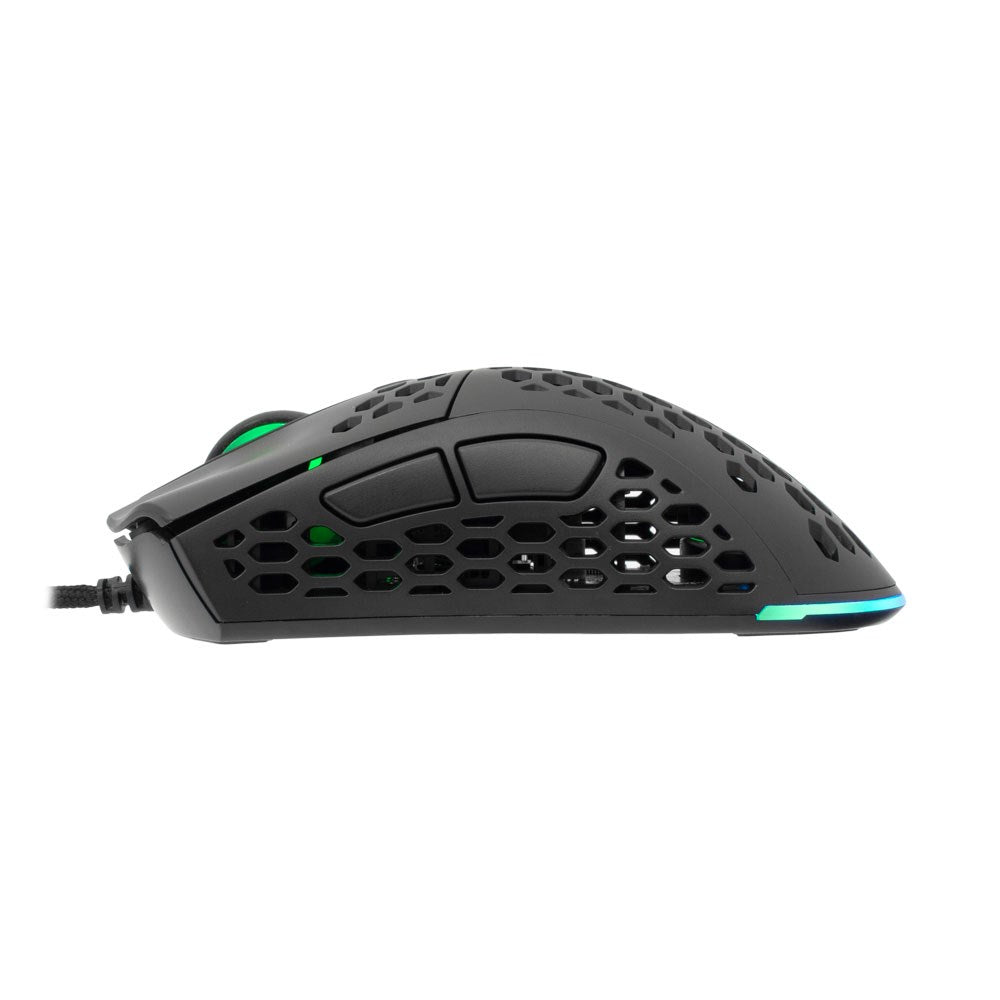 White Shark SHURIKEN Gaming Mus - 6D / 19000 DPI - Sort