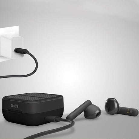 SBS Kobo Solar Twin True Wireless In-Ear Høretelefoner m. Solcelleopladning - Sort
