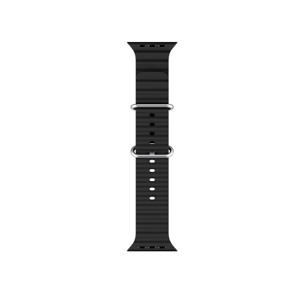 Apple Watch (42/44/SE/45/46/49mm) Epico Ocean Silikone Rem - Sort