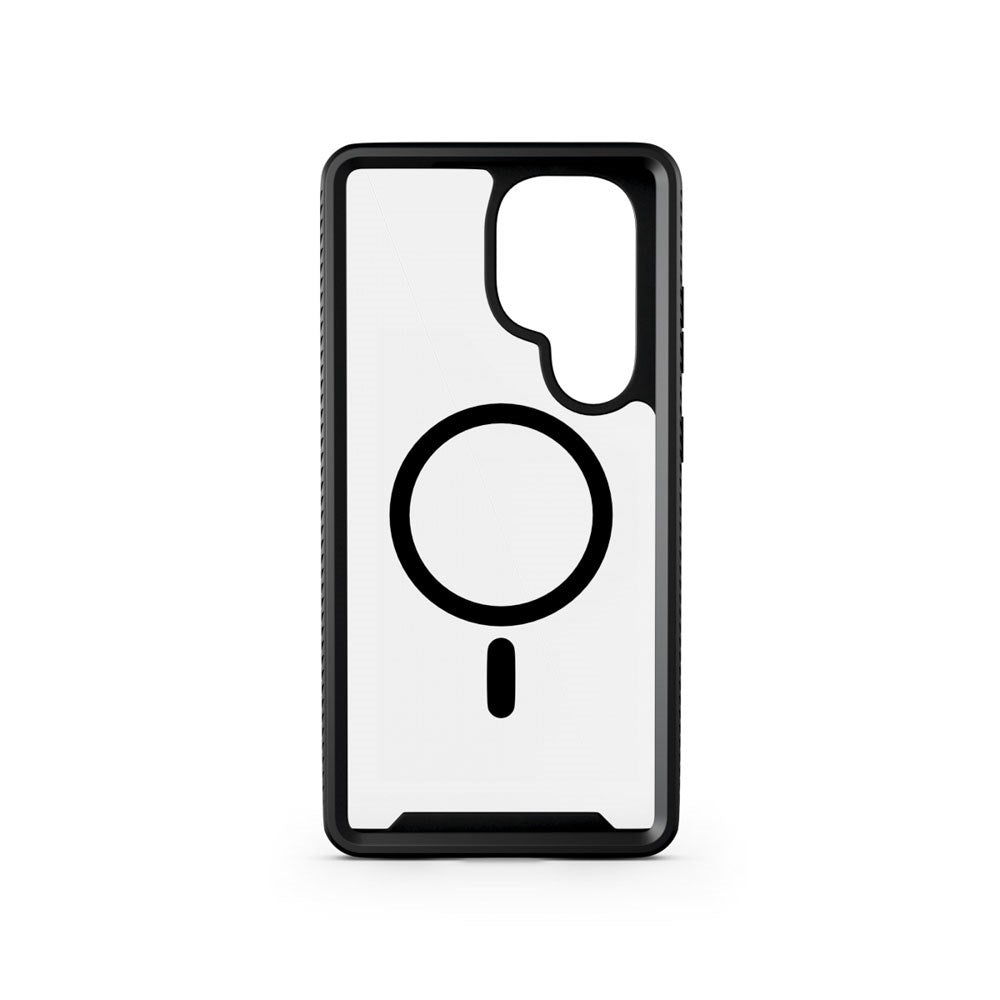 Samsung Galaxy S26 Ultra Spello Mag+ Rugged Case - MagSafe Kompatibel - Gennemsigtig / Sort
