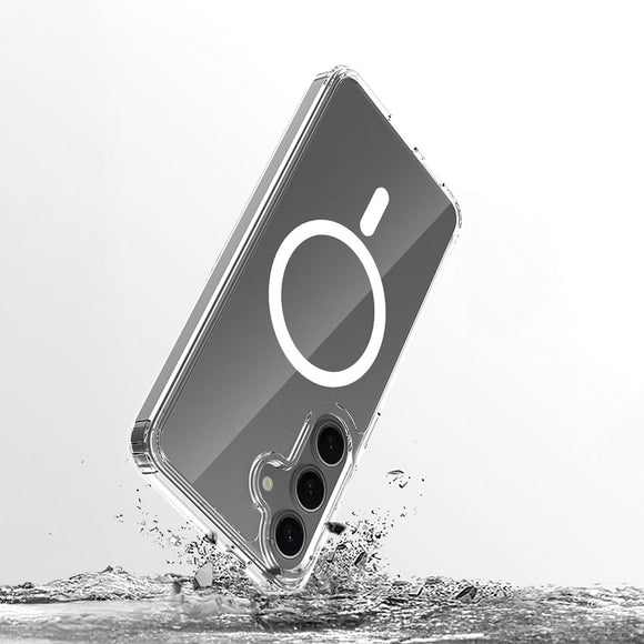 Samsung Galaxy S26 Spello Mag+ Clear Case - MagSafe Kompatibel - Gennemsigtig