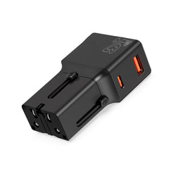 Mobile Origin Rejse Adapter EU/US/UK/AU 25W - Sort