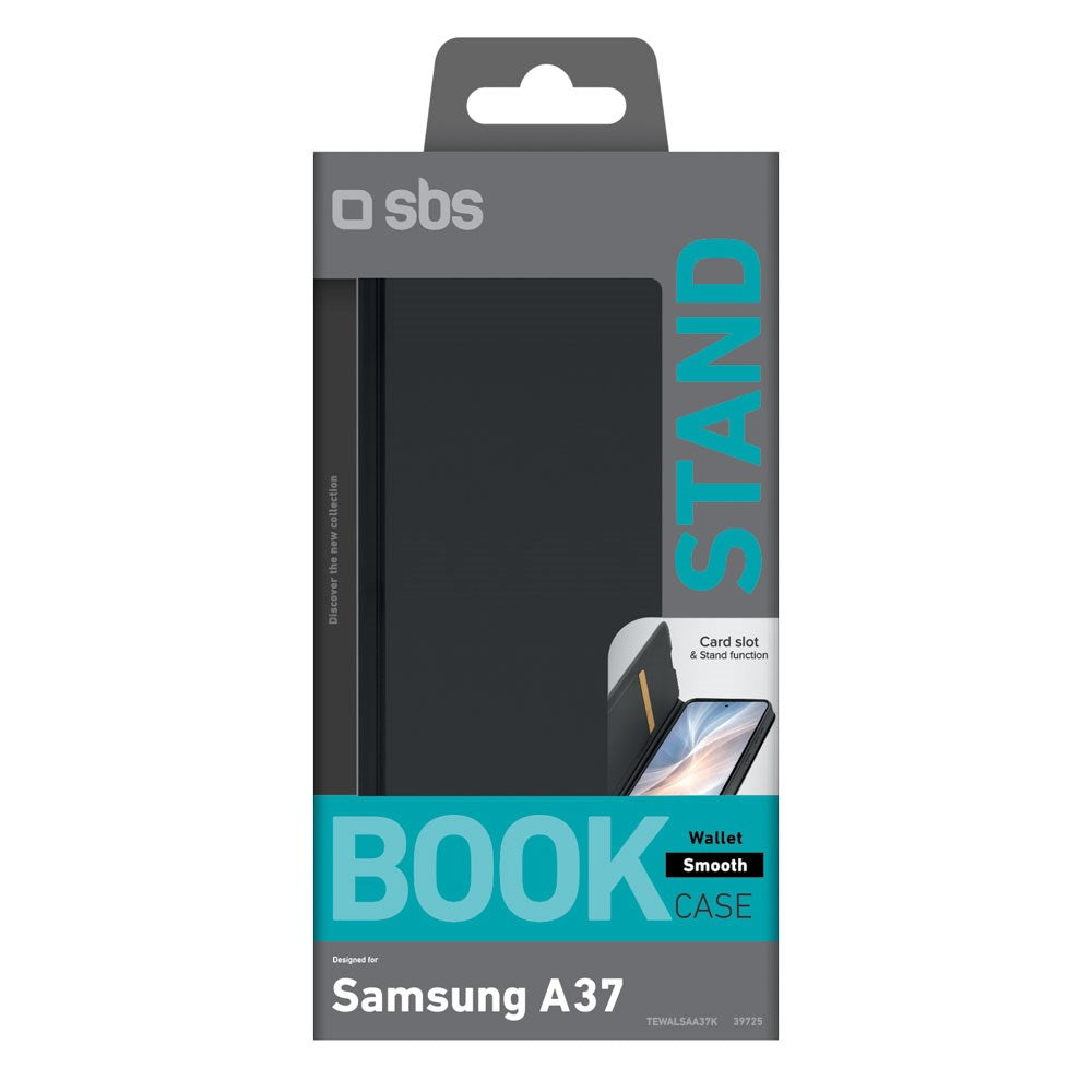 Samsung Galaxy A37 SBS Wallet Smooth Flip Cover - Sort
