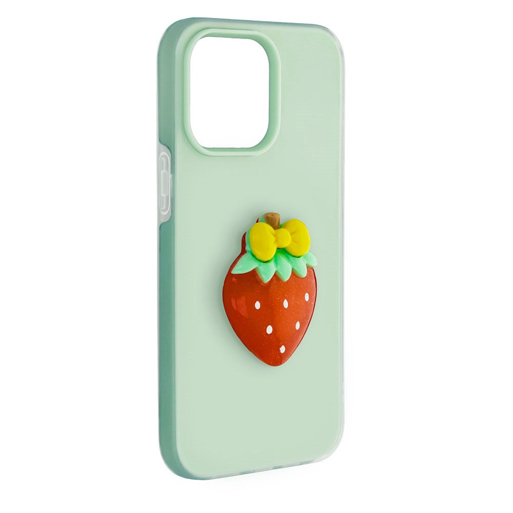 Samsung Galaxy S26 TFO 3D Frugt Cover - Jordbær