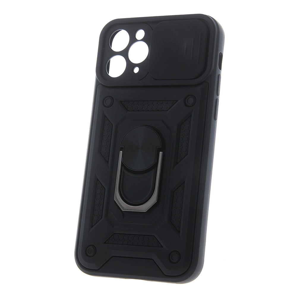 iPhone 11 Defender Håndværker Cover m. Magnetisk Kickstand & Cam Slider - Sort