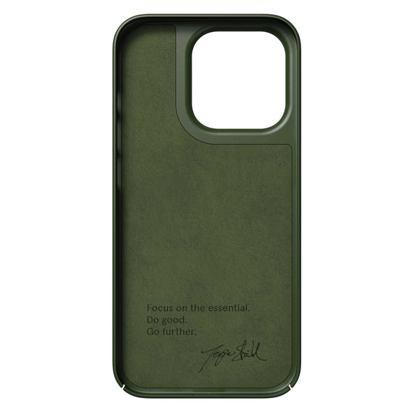 Nudient Thin Case iPhone 14 Pro Cover - MagSafe Kompatibel - Pine Green