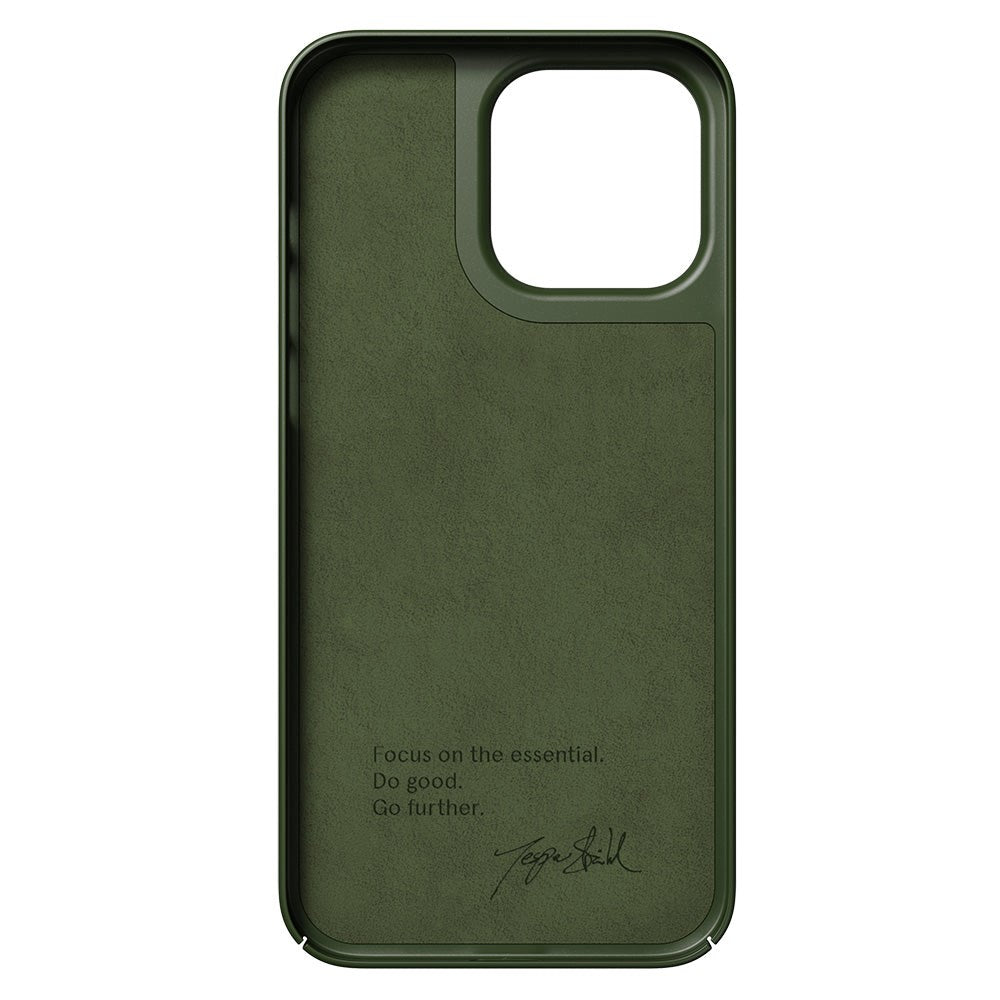 Nudient Thin Case iPhone 14 Pro Max Cover - MagSafe Kompatibel - Pine Green