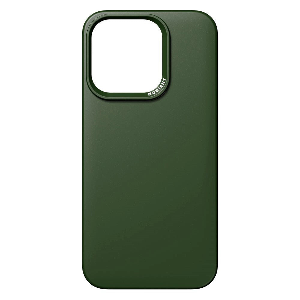 Nudient Thin Case iPhone 15 Pro Cover - MagSafe Kompatibel - Pine Green