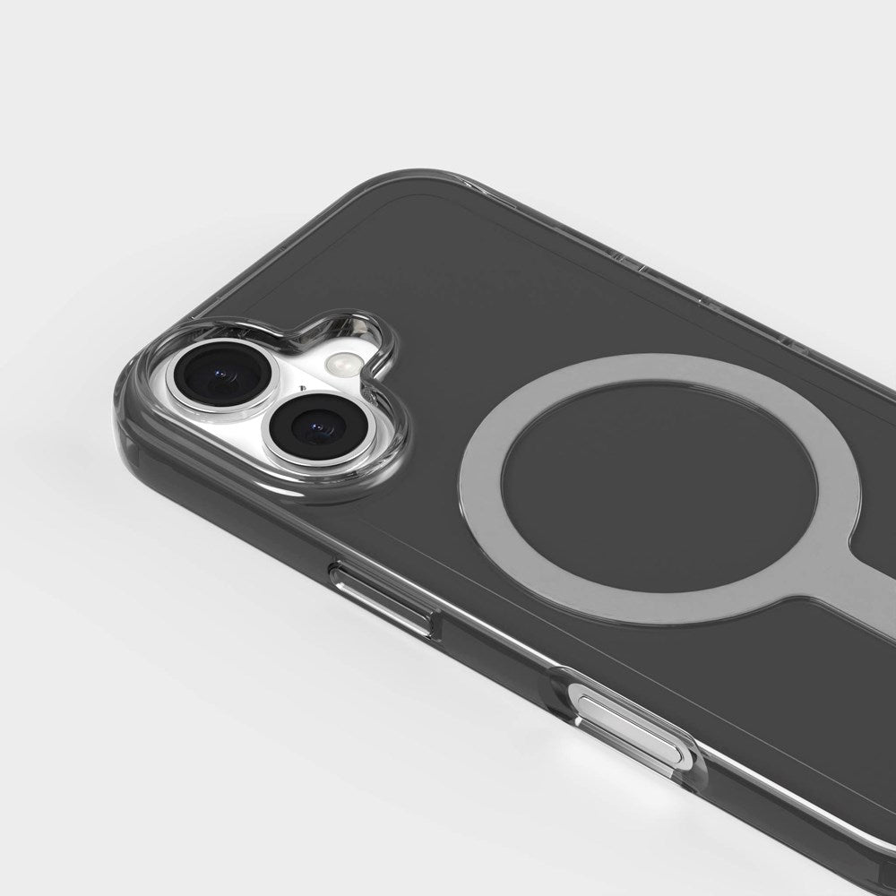 agood company iPhone 16 CLRPRTCT 100% Genbrugs Plastik Cover - Transparent / Tinted Black