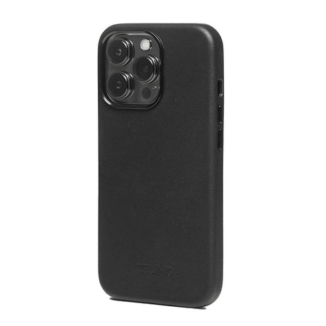 iPhone 13 Pro Max Trunk Ægte Læder Cover - Sort