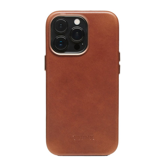 iPhone 13 Pro Max Trunk Ægte Læder Cover - Brun