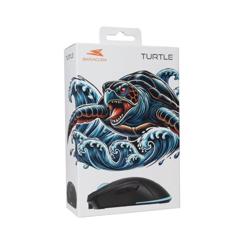 Baracuda TURTLE Trådløs Gaming Mus - 6D / 3200 DPI - Sort