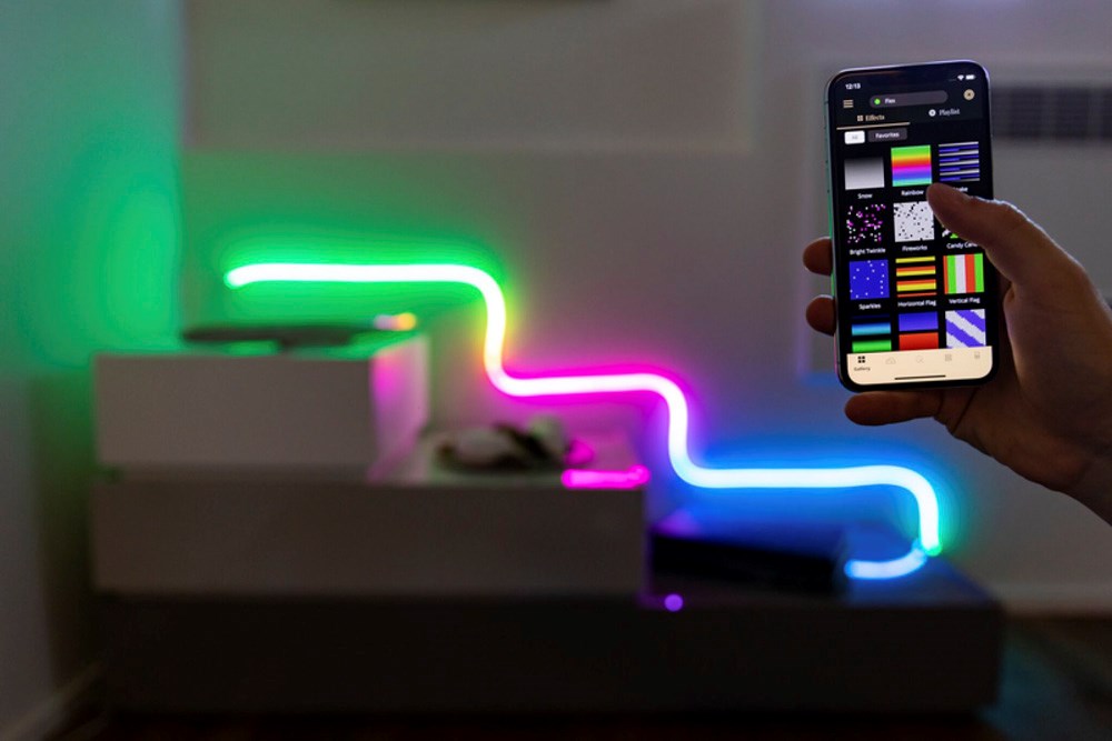 Twinkly 300-Led RGB Flex 3m - Hvid Ledning