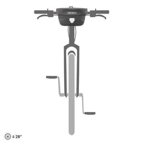 ORTLIEB Ultimate Urban Bag 5L Cykeltaske (24 x 13.5 x 13cm) - Grå