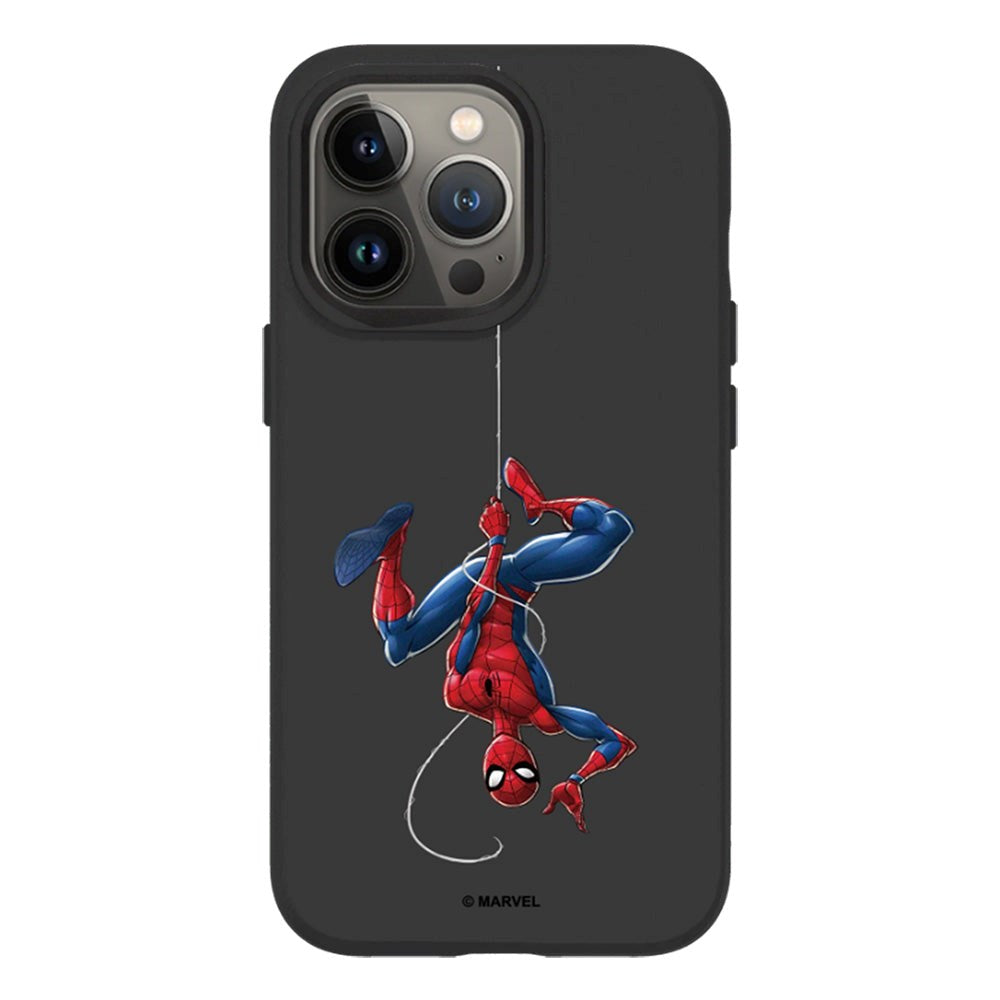 iPhone 13 Pro RhinoShield SolidSuit Cover m. Marvel - Spider-man Upside Down