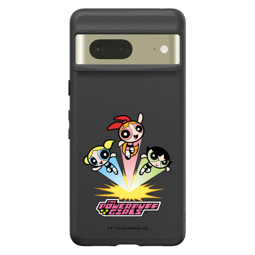Google Pixel 7 RhinoShield SolidSuit Cover m. The Powerpuff Girls - Fly High