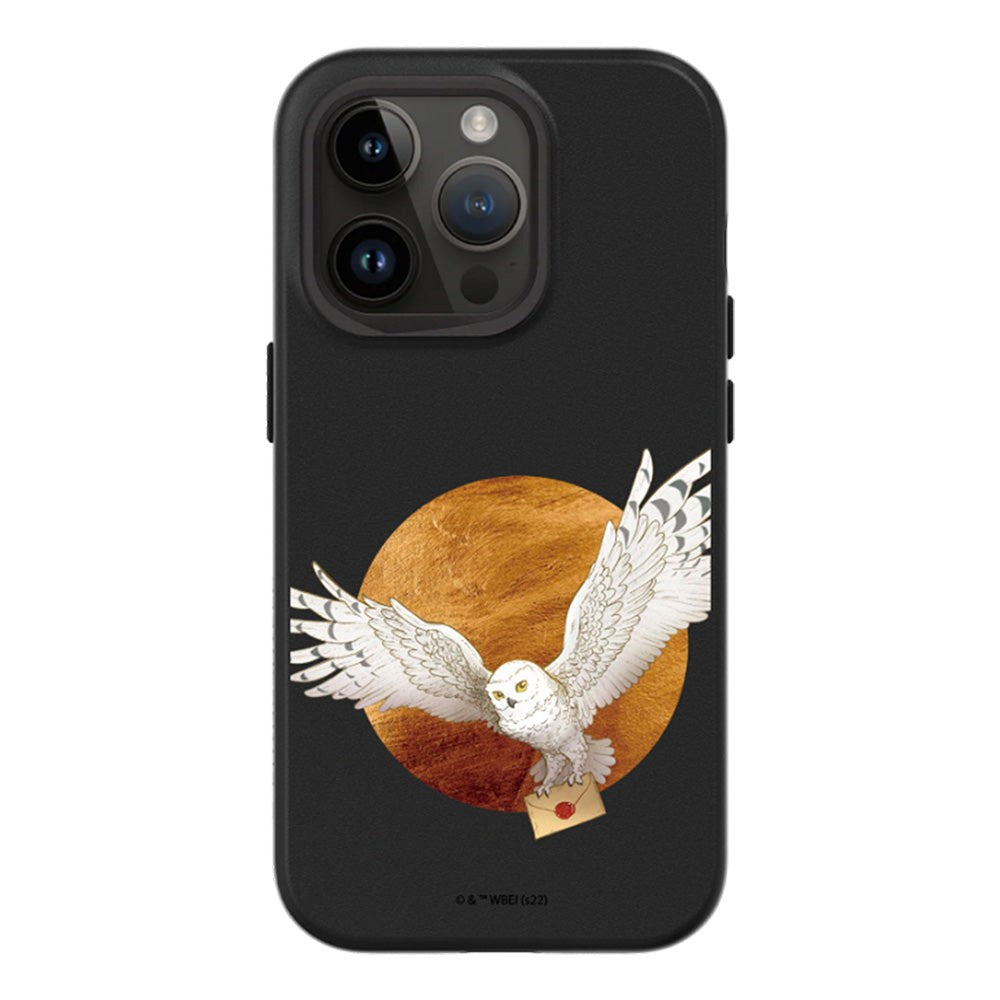iPhone 14 Pro RhinoShield SolidSuit Cover m. Harry Potter - Hedwig Letters