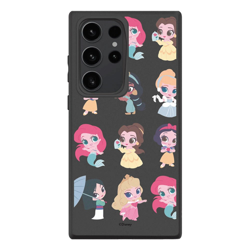 Samsung Galaxy S23 Ultra RhinoShield SolidSuit Cover m. Disney Princess - Chibi Style