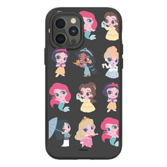 iPhone 12 / 12 Pro RhinoShield SolidSuit Cover m. Disney Princess - Chibi Style