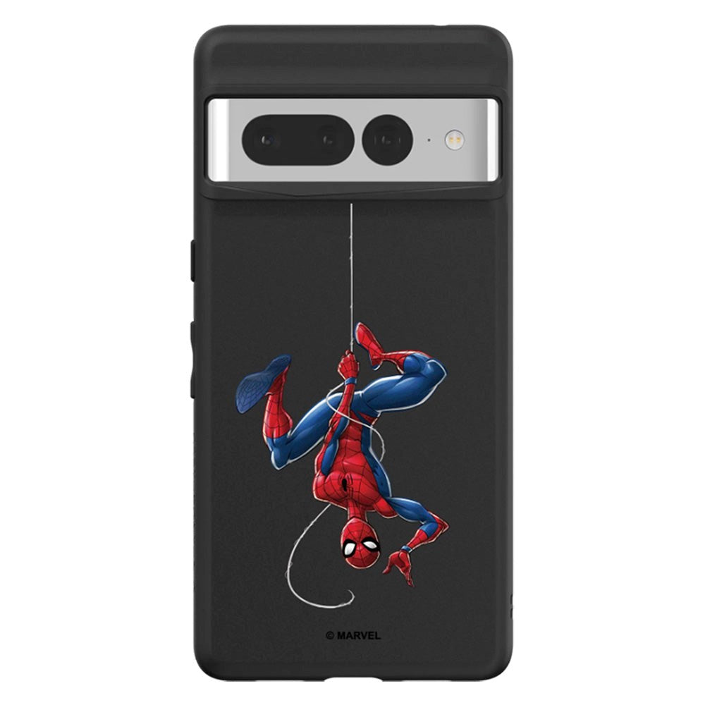 Google Pixel 7 Pro RhinoShield SolidSuit Cover m. Marvel - Spider-Man Upside Down