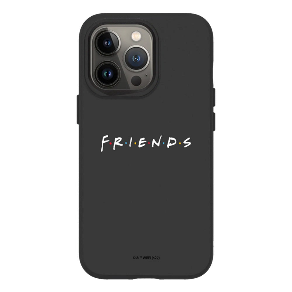iPhone 13 Pro RhinoShield SolidSuit Cover m. Friends - White Friends Logo