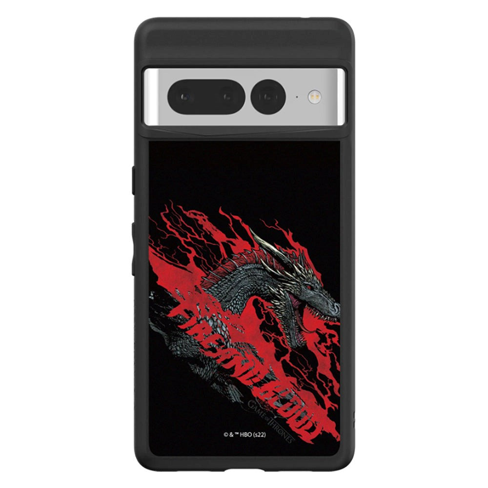 Google Pixel 7 Pro RhinoShield SolidSuit Cover m. Game Of Thrones - Dragon Fire & Blood
