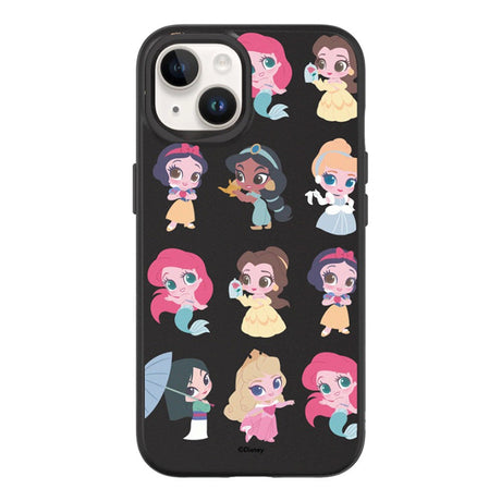 iPhone 13 RhinoShield SolidSuit Cover m. Disney Princess - Chibi Style