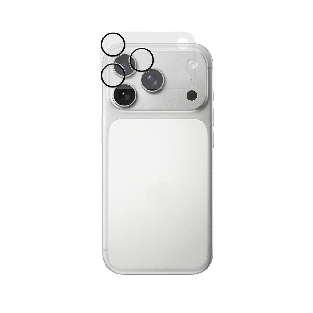 iPhone 18 Pro Max Epico UNUM SapphireShield Kameralinsebeskyttelse - Gennemsigtig