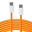 Xceed Braided USB-C til USB-C PD 60W - 2m - Orange