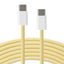 Xceed Braided USB-C til USB-C PD 60W - 2m - Gul